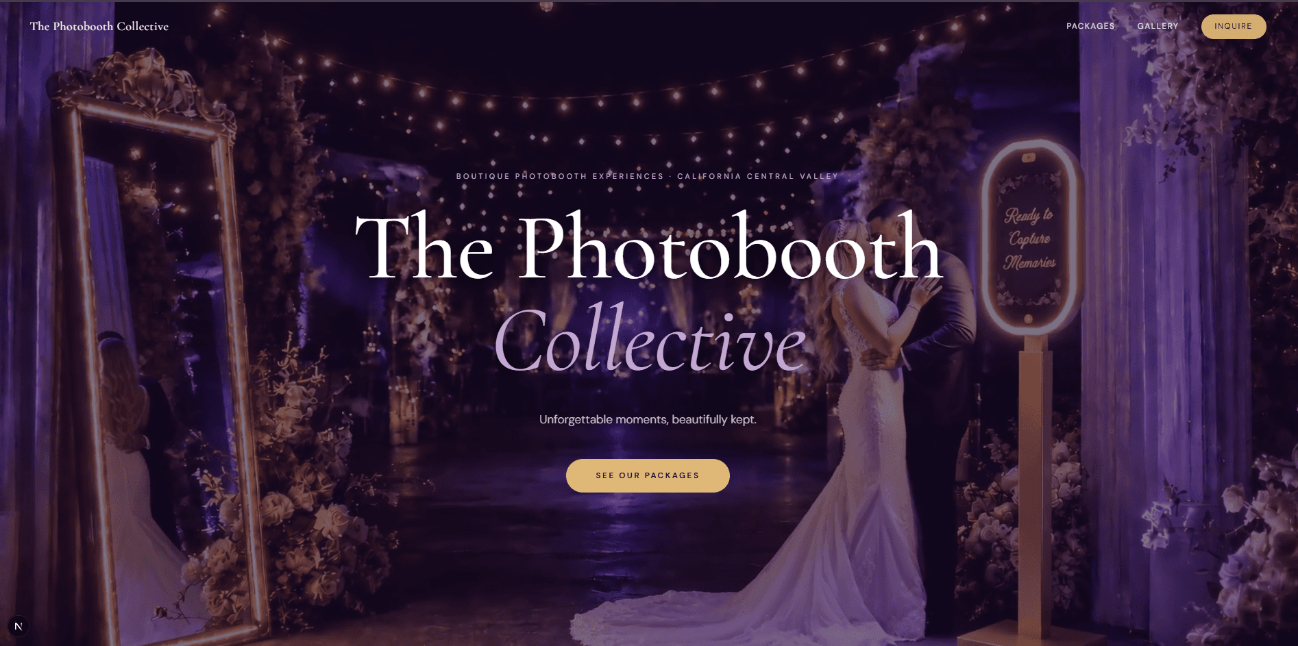 Photobooth Webdesign